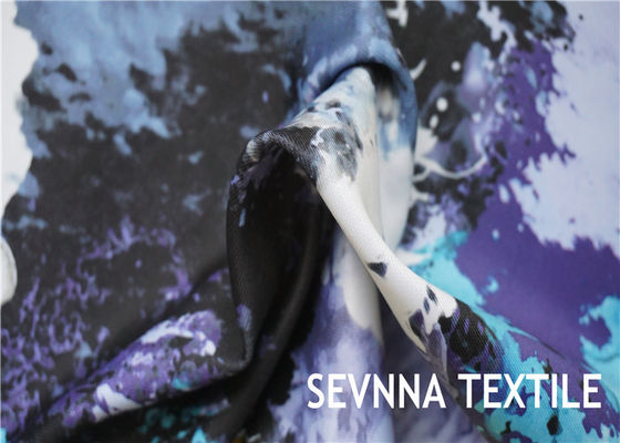 190-200GSM 85% Gerecycled Polyester + 15% Spandex Natte Print Stof YCTP-064