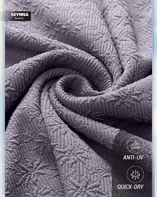 320 gm UPF 50+ Textured Swim Fabric met hoge chloorbestandheid voor duurzame zwembroeken