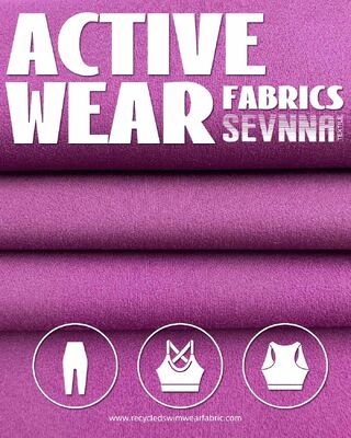 Vochtregulerende, zeer ademende, superzachte, rekbare sportbeha stof voor sportbeha materiaal