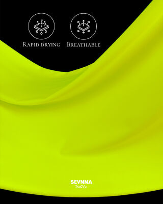 High-Performance Running Fabrics met UPF 50+ zonnebescherming, 4-weg Stretch en anti-geur technologie voor sportkleding