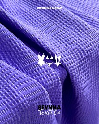 91 Gerecycled Nylon 9 Spandex Getextureerde Zwemstoffen Alternatieven Bieden Hoge Vormvastheid Geschikt voor Comfortabele Duurzame Zwemkleding