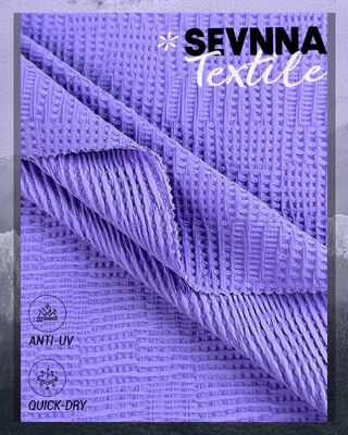 91 Gerecycled Nylon 9 Spandex Getextureerde Zwemstoffen Alternatieven Bieden Hoge Vormvastheid Geschikt voor Comfortabele Duurzame Zwemkleding