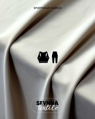 240 gsm 4-Way Stretch Anti Odor Yoga Wear Stof voor comfortabel en duurzaam Yoga Kledingmateriaal