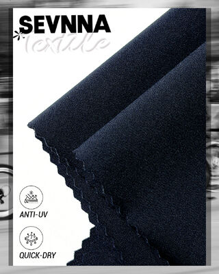 Hoge Elasticiteit Stretch Lycra Stof met Vochtafvoerende UV-bescherming en Lichtgewicht Comfort voor Activewear