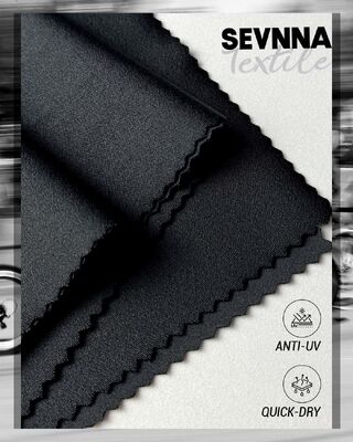 Stretch-lycra-stof met hoge elasticiteit, vochtafvoer en UV-bescherming voor sportkleding