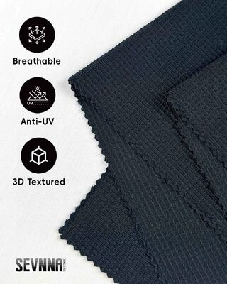 UPF 50+ Sneldrogende Hardloopstoffen met Reflecterende Details voor Sportkleding en Veiligheidskleding