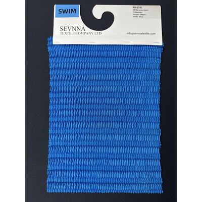 320GSM UPF 50+ Gerecycled Nylon Seersucker Textuur Zwemstof RN-2781