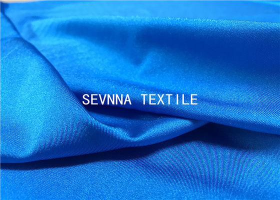 Blauwe Snelle Drogende Gerecycleerde Swimwear-Stof 152CM Breedte340gsm Gewicht