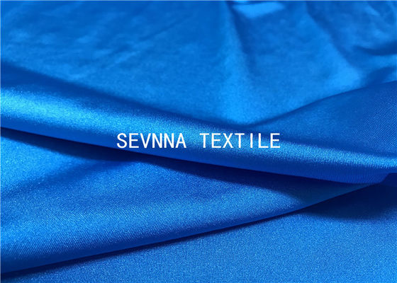 Blauwe Snelle Drogende Gerecycleerde Swimwear-Stof 152CM Breedte340gsm Gewicht