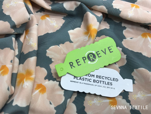 Het gerecycleerde REPREVE-van de de Stoffenvochtigheid van de Yogaslijtage Snelle Drogen van Wicking