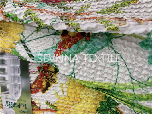 Aangepaste Gebreide de Drukinslag van Spandex Nylon Gerecycleerde Swimwear Stof