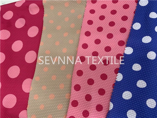 De Weerstand van polkadot recycled swimwear fabric chlorine het Snelle Drogen