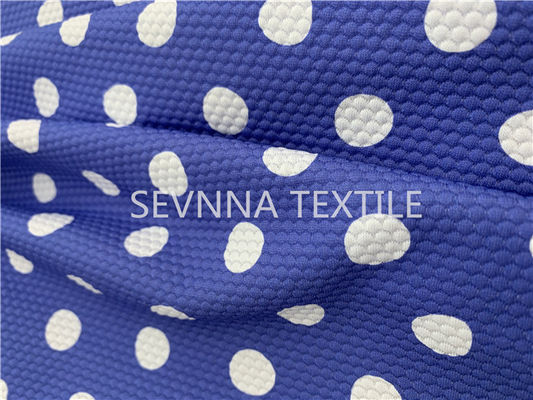 De Weerstand van polkadot recycled swimwear fabric chlorine het Snelle Drogen