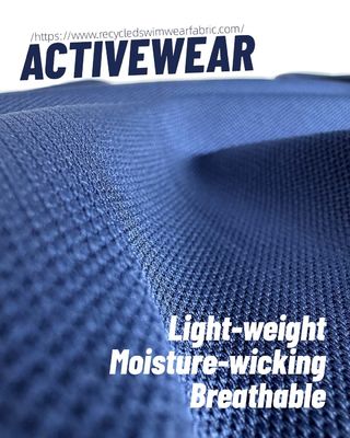 230 gm polyester spandex stof Kleurvastheid 2-5 Grade voor performance kleding