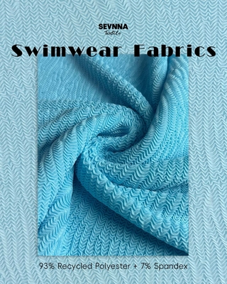 270 gram gerecycled polyester dubbel gebreide stof met spandex