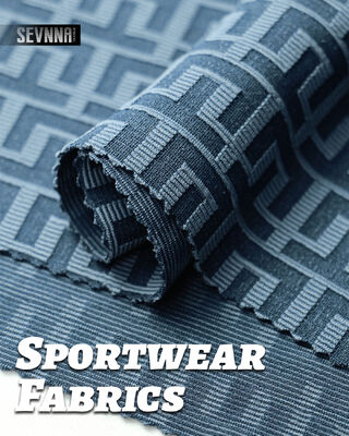 Hoge dichtheid dubbel gebreide stof met een gewicht van 380 gram en een breedte van 135 cm voor milieuvriendelijk zomer-/herfstdrag