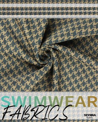 Snelle drooging van textuur zwemstof met 370gm gewicht en 135cm breedte voor high performance zwembroek