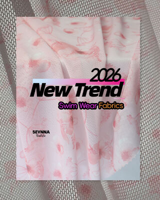 105 gram biologisch afbreekbaar, milieuvriendelijk zwembroekstof met een breedte van 155 cm voor duurzame zwembroeken