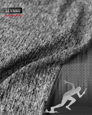 Zachte, rekbare leggingstof met hoge elasticiteit en vochtregulerende eigenschappen, ideaal voor sportkleding en dagelijks gebruik