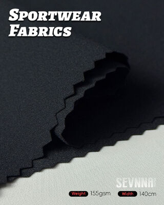 Lekkere stoffen met 4-weg strek, UPF 50+ zonnebescherming en snel drogen voor hoogwaardige activiteitskleding