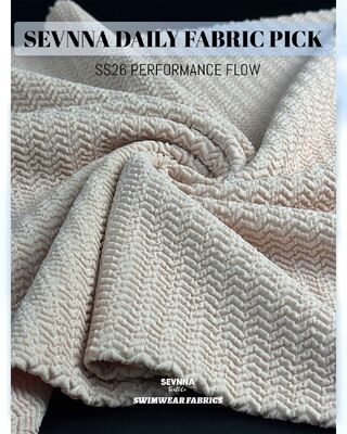 Milieuvriendelijke badkledingstof met tweewegelasticiteit, 130 cm breed en 250 g/m² gewicht voor duurzame badkleding