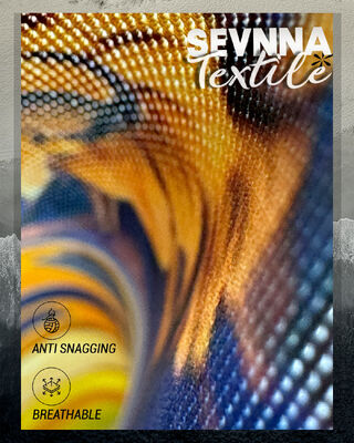 Folie van mist metalen afdruk hologram gerecycled lycra stof met antimicrobiële stoffen perfect voor duurzame zwembroek en fitnesskleding