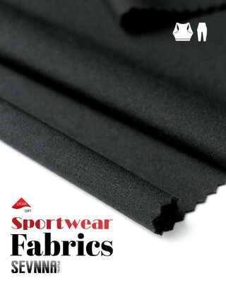 230GSM UPF 50+ Vochtregulerende NILIT Nylon 6.6 Lycra Stof voor Activewear SP7467