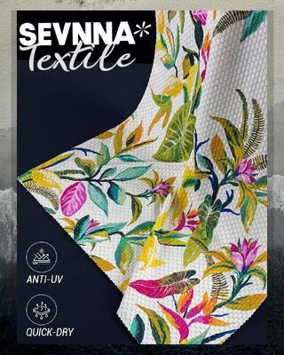 Solid Pattern Recycled Swimsuit Fabric Biedt regelmatige pasvorm Geschikt voor duurzame zwemkledingproductieprojecten