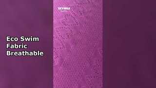 Gerecycleerde badkledingstof, milieuvriendelijk ademend