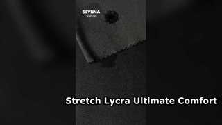 Stretch-lycra-stof met hoge elasticiteit, vochtafvoer en UV-bescherming voor sportkleding
